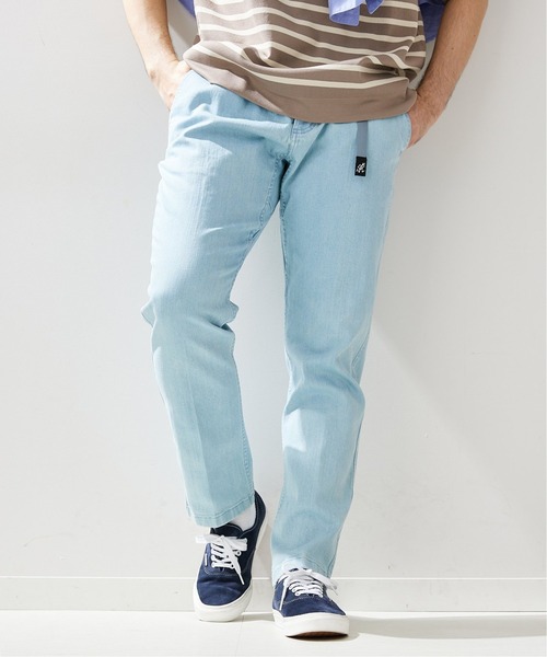 Gramicci（グラミチ）の「【GRAMICCI / グラミチ】別注ストレッチテーパードデニム（デニムパンツ・メンズ・ブルー/ネイビー/サックスブルー・SMALL/MEDIUM/LARGE/X-LARGE）」の4枚目の写真