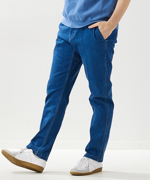 Gramicci（グラミチ）の「【GRAMICCI / グラミチ】別注ストレッチテーパードデニム（デニムパンツ・メンズ・ブルー/ネイビー/サックスブルー・SMALL/MEDIUM/LARGE/X-LARGE）」の11枚目の写真