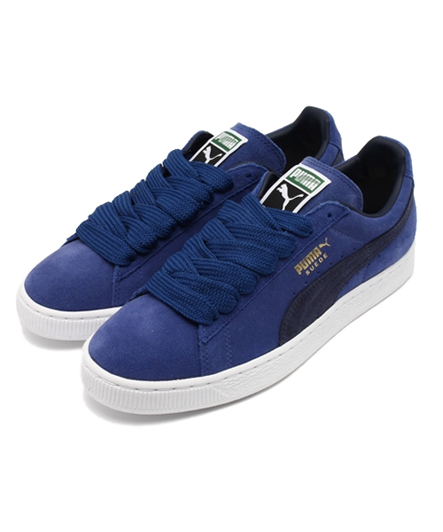 PUMA（プーマ）の「PUMA SUEDE CLASSIC +（スニーカー・メンズ・イエロー/ブルー/ライトグレー・28cm/27cm/26.5cm/27.5cm）」の3枚目の写真
