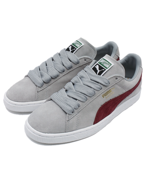 PUMA（プーマ）の「PUMA SUEDE CLASSIC +（スニーカー・メンズ・イエロー/ブルー/ライトグレー・28cm/27cm/26.5cm/27.5cm）」の2枚目の写真