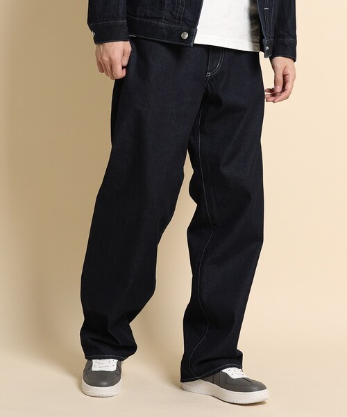 40ct&525(フォーティーカラッツアンドゴーニーゴ)の「525DENIM ジーンズ(デニムパンツ・メンズ・アイボリー/ダークネイビー・01/02/03/04)」の4枚目の写真
