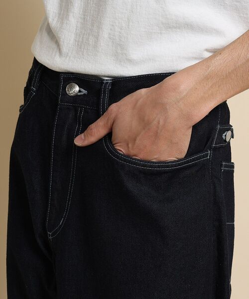 40ct&525(フォーティーカラッツアンドゴーニーゴ)の「525DENIM ジーンズ(デニムパンツ・メンズ・アイボリー/ダークネイビー・01/02/03/04)」の7枚目の写真