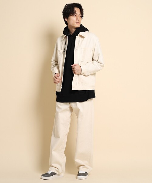 40ct&525(フォーティーカラッツアンドゴーニーゴ)の「525DENIM ジーンズ(デニムパンツ・メンズ・アイボリー/ダークネイビー・01/02/03/04)」の18枚目の写真