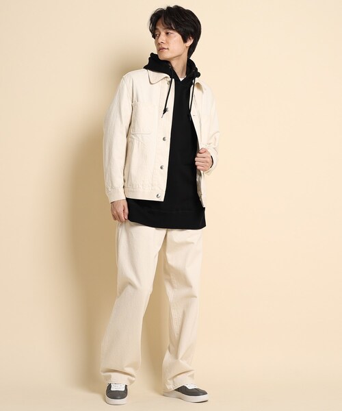 40ct&525(フォーティーカラッツアンドゴーニーゴ)の「525DENIM ジーンズ(デニムパンツ・メンズ・アイボリー/ダークネイビー・01/02/03/04)」の19枚目の写真