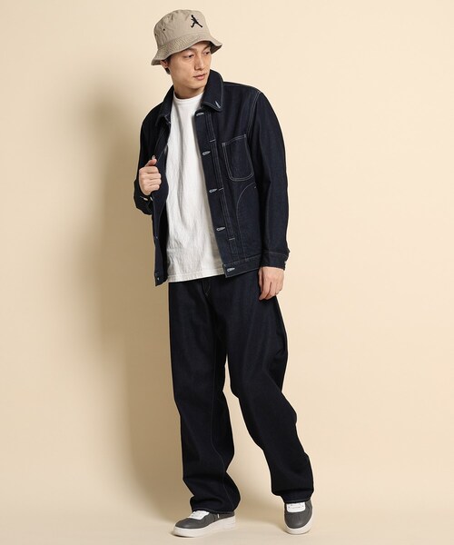 40ct&525(フォーティーカラッツアンドゴーニーゴ)の「525DENIM ジーンズ(デニムパンツ・メンズ・アイボリー/ダークネイビー・01/02/03/04)」の21枚目の写真
