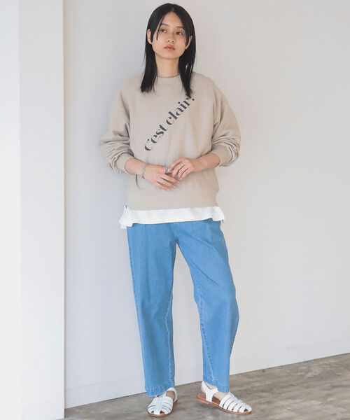 ビーミング by ビームス / BBB 吊り編み 裏毛 クルーネック スウェット