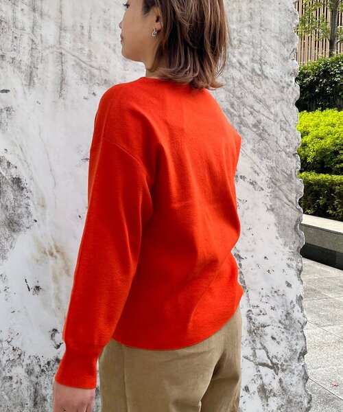 THE SHOP TK (ザ ショップ ティーケー )の「◆総針プルオーバーニット(ニット/セーター・レディース・ライトグレー/ブラック/ダークグリーン/オレンジ/ナチュラル・11/12/13)」の11枚目の写真