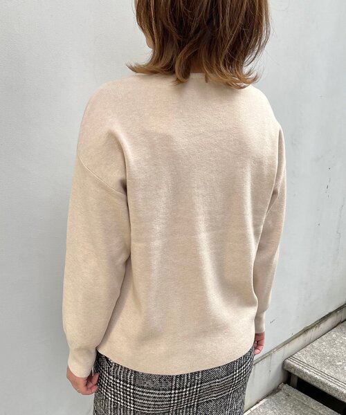 THE SHOP TK (ザ ショップ ティーケー )の「◆総針プルオーバーニット(ニット/セーター・レディース・ライトグレー/ブラック/ダークグリーン/オレンジ/ナチュラル・11/12/13)」の14枚目の写真