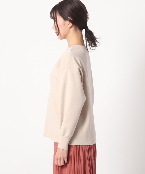THE SHOP TK (ザ ショップ ティーケー )の「◆総針プルオーバーニット(ニット/セーター・レディース・ライトグレー/ブラック/ダークグリーン/オレンジ/ナチュラル・11/12/13)」の15枚目の写真