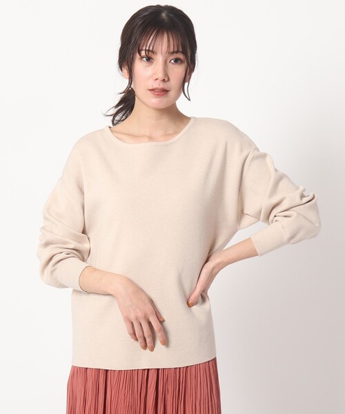 THE SHOP TK (ザ ショップ ティーケー )の「◆総針プルオーバーニット(ニット/セーター・レディース・ライトグレー/ブラック/ダークグリーン/オレンジ/ナチュラル・11/12/13)」の16枚目の写真