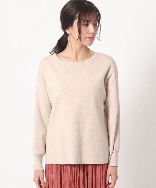 THE SHOP TK (ザ ショップ ティーケー )の「◆総針プルオーバーニット(ニット/セーター・レディース・ライトグレー/ブラック/ダークグリーン/オレンジ/ナチュラル・11/12/13)」の17枚目の写真