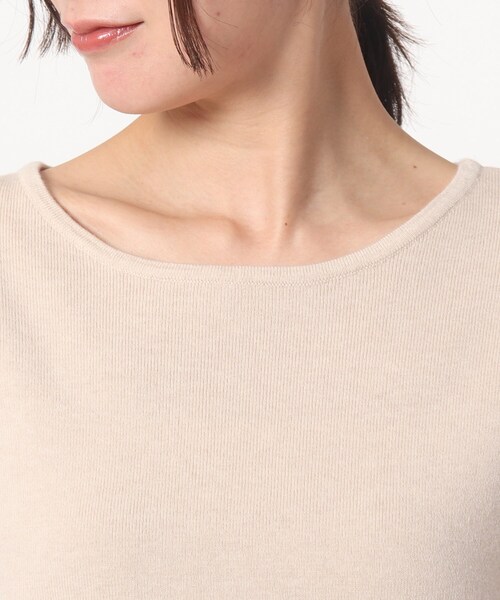 THE SHOP TK (ザ ショップ ティーケー )の「◆総針プルオーバーニット(ニット/セーター・レディース・ライトグレー/ブラック/ダークグリーン/オレンジ/ナチュラル・11/12/13)」の19枚目の写真