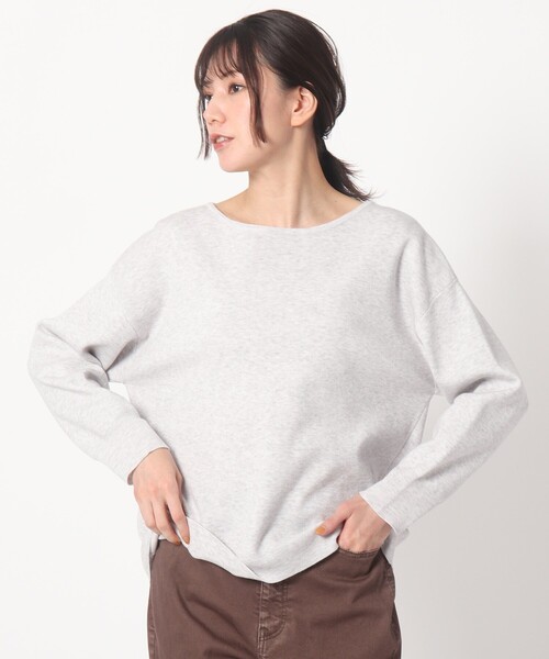 THE SHOP TK (ザ ショップ ティーケー )の「◆総針プルオーバーニット(ニット/セーター・レディース・ライトグレー/ブラック/ダークグリーン/オレンジ/ナチュラル・11/12/13)」の21枚目の写真