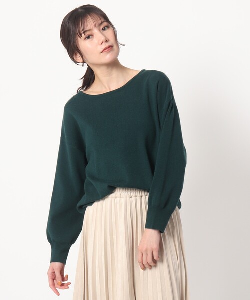 THE SHOP TK (ザ ショップ ティーケー )の「◆総針プルオーバーニット(ニット/セーター・レディース・ライトグレー/ブラック/ダークグリーン/オレンジ/ナチュラル・11/12/13)」の22枚目の写真