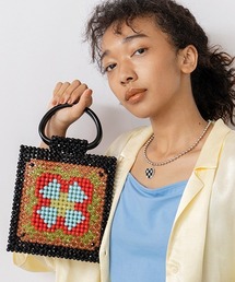 Casselini(キャセリーニ)パターンビーズバッグ