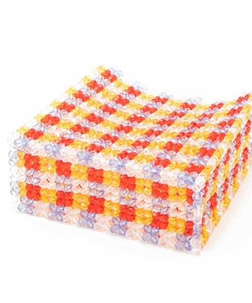 Casselini（キャセリーニ）の「Casselini(キャセリーニ)パターンビーズバッグ（ハンドバッグ・レディース・ブラック/グリーン/ホワイト/クリア・FREE）」の17枚目の写真