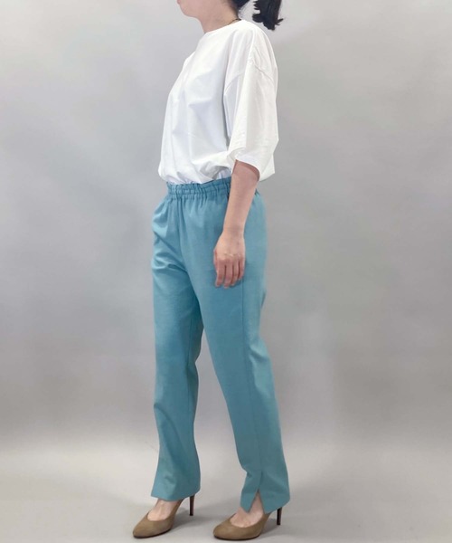 Munich（ミューニック）の「ドライタッチオックスサイドベントパンツ（その他パンツ・レディース・ブラック/イエロー/グリーン/ナチュラル/ダークベージュ/ホワイト/ライトブルー・S/M/XS）」の21枚目の写真