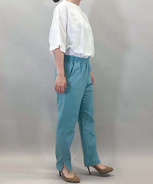 Munich（ミューニック）の「ドライタッチオックスサイドベントパンツ（その他パンツ・レディース・ブラック/イエロー/グリーン/ナチュラル/ダークベージュ/ホワイト/ライトブルー・S/M/XS）」の19枚目の写真