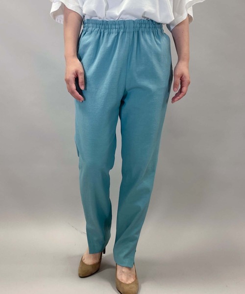 Munich（ミューニック）の「ドライタッチオックスサイドベントパンツ（その他パンツ・レディース・ブラック/イエロー/グリーン/ナチュラル/ダークベージュ/ホワイト/ライトブルー・S/M/XS）」の22枚目の写真