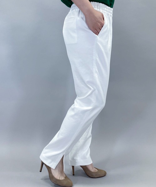 Munich（ミューニック）の「ドライタッチオックスサイドベントパンツ（その他パンツ・レディース・ブラック/イエロー/グリーン/ナチュラル/ダークベージュ/ホワイト/ライトブルー・S/M/XS）」の11枚目の写真