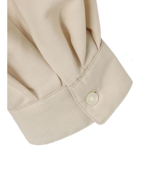 AMERICAN HOLIC（アメリカンホリック）の「イージーケアスタンドカラーバックタックシャツ（シャツ/ブラウス・レディース・オフホワイト/ライトベージュ/ブルー系その他4/イエロー系その他2・M/L）」の16枚目の写真