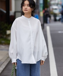 AMERICAN HOLIC | イージーケアスタンドカラーバックタックシャツ(シャツ/ブラウス)