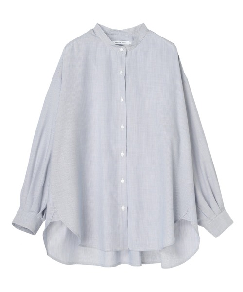 AMERICAN HOLIC（アメリカンホリック）の「イージーケアスタンドカラーバックタックシャツ（シャツ/ブラウス・レディース・オフホワイト/ライトベージュ/ブルー系その他4/イエロー系その他2・M/L）」の12枚目の写真