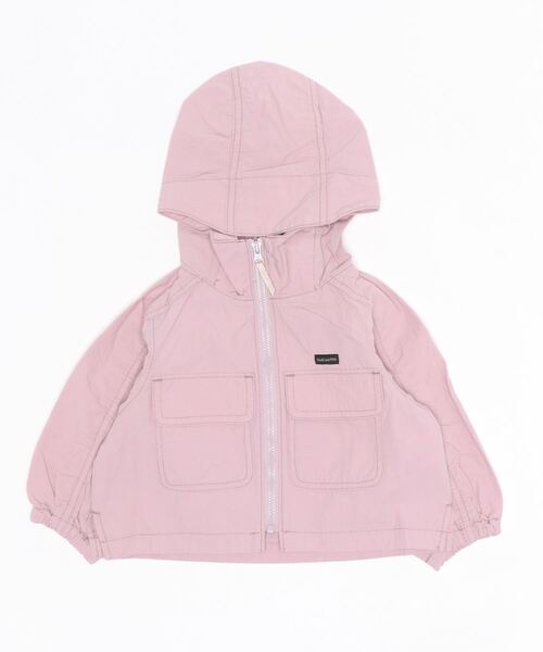 quoti use fith（クゥオティ　ユース　フィス）の「ウォッシャブルダンプ 長袖 ジップパーカー（その他アウター・キッズ・ピンク/ブルー/ブラウン/グリーン・110/120/90/80/130/100）」の10枚目の写真