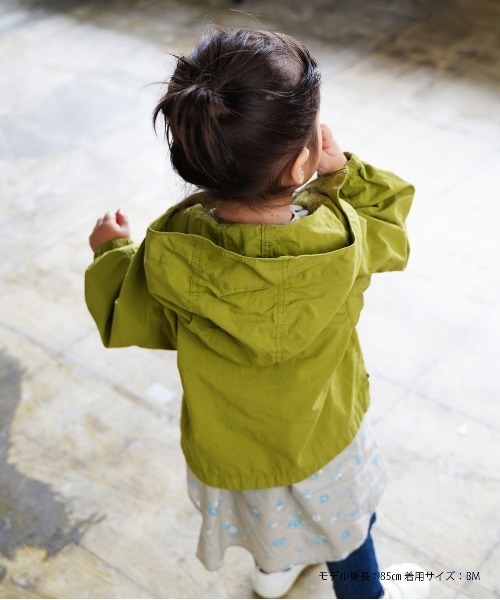 quoti use fith（クゥオティ　ユース　フィス）の「ウォッシャブルダンプ 長袖 ジップパーカー（その他アウター・キッズ・ピンク/ブルー/ブラウン/グリーン・110/120/90/80/130/100）」の15枚目の写真