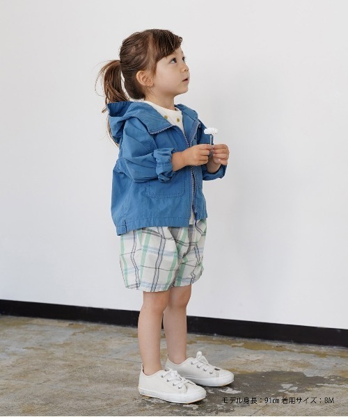 quoti use fith（クゥオティ　ユース　フィス）の「ウォッシャブルダンプ 長袖 ジップパーカー（その他アウター・キッズ・ピンク/ブルー/ブラウン/グリーン・110/120/90/80/130/100）」の19枚目の写真