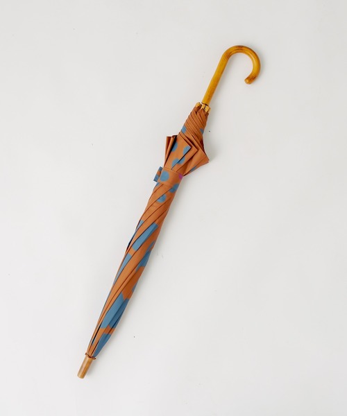 392 plusm（サンキューニプリュスエム）の「【392plusm】 UMBRELLA LONG 60cm 長傘（長傘・レディース・ブラック/ブラウン/ピンク/イエロー/ブラック×ホワイト/ブラウン系その他/カーキ/イエロー系その他/マルチ/ブルー系その他/イエロー系その他2/ネイビー・フリー）」の18枚目の写真