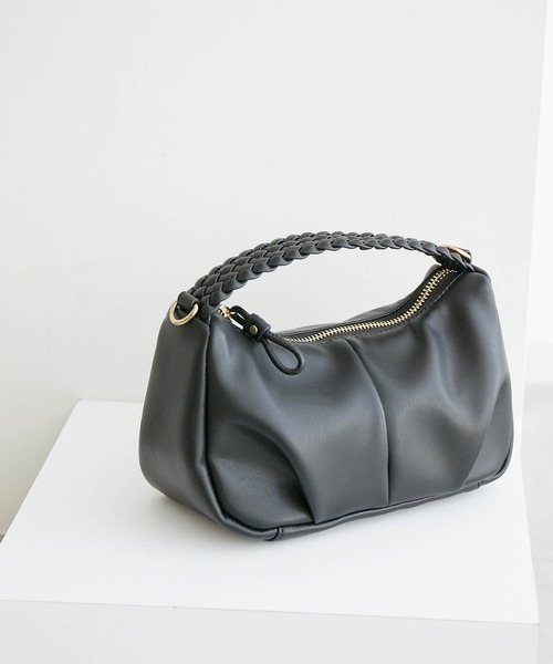 ROPE' PICNIC（ロペピクニック）の「メッシュハンドルホーボーミニショルダーバッグ（ショルダーバッグ・レディース・ブラック/グリーン/オレンジ系その他/キナリ・FREE）」の3枚目の写真