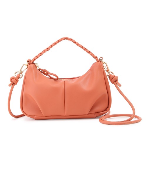 ROPE' PICNIC（ロペピクニック）の「メッシュハンドルホーボーミニショルダーバッグ（ショルダーバッグ・レディース・ブラック/グリーン/オレンジ系その他/キナリ・FREE）」の14枚目の写真