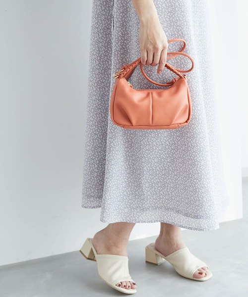 ROPE' PICNIC（ロペピクニック）の「メッシュハンドルホーボーミニショルダーバッグ（ショルダーバッグ・レディース・ブラック/グリーン/オレンジ系その他/キナリ・FREE）」の21枚目の写真