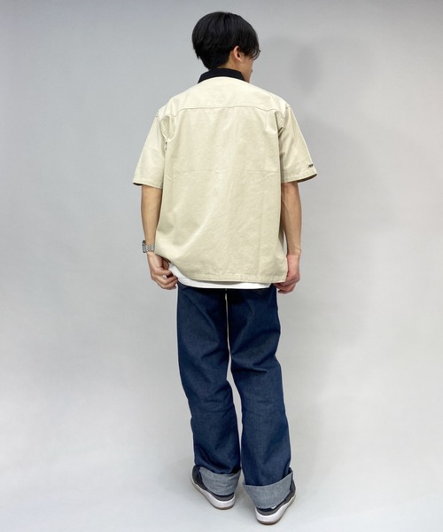 SANTA CRUZ(サンタクルーズ)の「【ムラサキスポーツ別注】SANTACRUZ/サンタクルーズ ビッグシルエットシャツ 502221201(シャツ/ブラウス・メンズ・ベージュ/グリーン/ブラック/レオパード/ブルー・M/XL/L)」の20枚目の写真