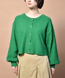 RETRO GIRL | ドット釦テレコカーデ(カーディガン/ボレロ)