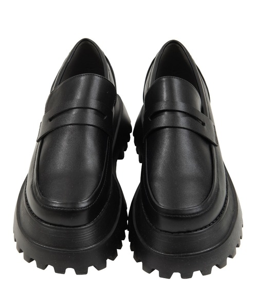 PUNYUS（プニュズ）の「プラットフォームローファー（ローファー・レディース・ブラック・1/4/2/3）」の6枚目の写真