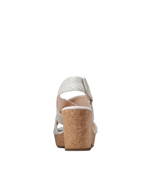 Clarks(クラークス)の「Maritsa Lara / マリツッアララ (ホワイトスネイク)(サンダル・レディース・ホワイト・UK3/UK4.5/UK6/UK5/UK5.5/UK4/UK3.5)」の7枚目の写真