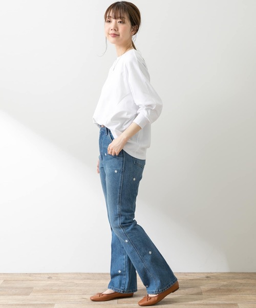 URBAN RESEARCH Sonny Label（アーバンリサーチサニーレーベル）の「ドルマンスリーブカットプルオーバー（Tシャツ/カットソー・レディース・ブルー/ブラック/ホワイト/ベージュ・FREE）」の14枚目の写真