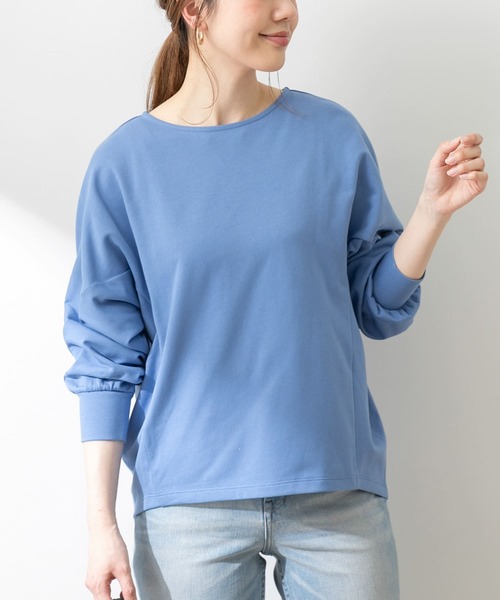 「URBAN RESEARCH Sonny Label」 ドルマンスリーブブラウス FREE オレンジ レディース URBAN RESEARCH Sonny Label ブラウス シャツ リネン混