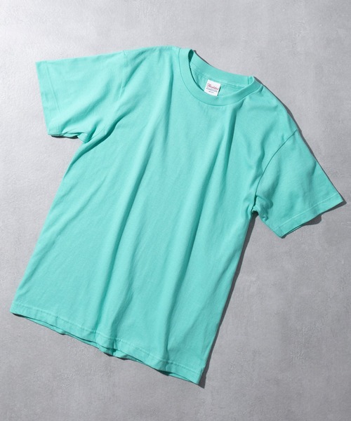 Printstar(プリントスター)の「ブランド累計2億枚以上販売している不動の人気Tシャツ【Printstar】カラバリ豊富で推し活Tにも◎!5.6オンス ヘビーウェイトTシャツ 00085(Tシャツ/カットソー・レディース・パープル/ブラック/ホワイト/グレー/イエロー/ライトイエロー/ネイビー/オレンジ/オリーブ/ブルー/チャコールグレー/ライトブルー/バーガンディー/グリーン/ライトグリーン/ピンク/レッド/ライトピンク/インディゴブルー/ミント/ダークパープル/ダークベージュ/パープル系その他2/ライトベージュ/スモークピンク/オフホワイト/グレイッシュブルー/スモーキーグリーン系/ブルー系その他・XL/M/S/L)」の11枚目の写真