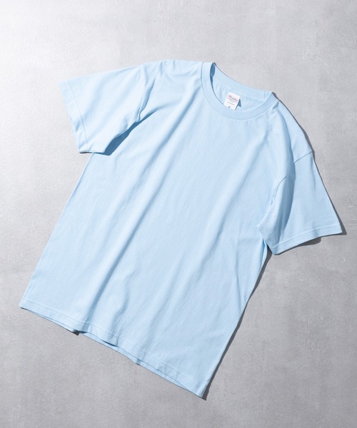 Printstar(プリントスター)の「ブランド累計2億枚以上販売している不動の人気Tシャツ【Printstar】カラバリ豊富で推し活Tにも◎!5.6オンス ヘビーウェイトTシャツ 00085(Tシャツ/カットソー・レディース・パープル/ブラック/ホワイト/グレー/イエロー/ライトイエロー/ネイビー/オレンジ/オリーブ/ブルー/チャコールグレー/ライトブルー/バーガンディー/グリーン/ライトグリーン/ピンク/レッド/ライトピンク/インディゴブルー/ミント/ダークパープル/ダークベージュ/パープル系その他2/ライトベージュ/スモークピンク/オフホワイト/グレイッシュブルー/スモーキーグリーン系/ブルー系その他・XL/M/S/L)」の13枚目の写真