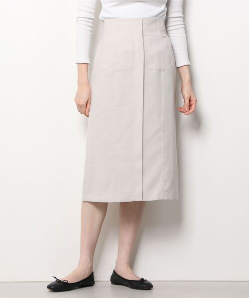 TRUDEA（トルディア）の「ステッチ遣いタイトスカート（スカート・レディース・ベージュ/ネイビー/ブルー・MEDIUM/SMALL/LARGE）」の11枚目の写真