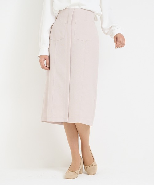 TRUDEA（トルディア）の「ステッチ遣いタイトスカート（スカート・レディース・ベージュ/ネイビー/ブルー・MEDIUM/SMALL/LARGE）」の18枚目の写真
