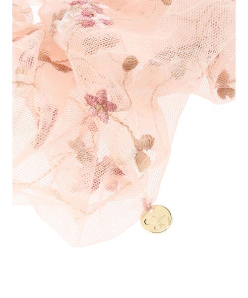 SLURR(スラ―)の「フラワー刺繍シュシュ(シュシュ・レディース・ピンク/アイボリー・FREE)」の16枚目の写真