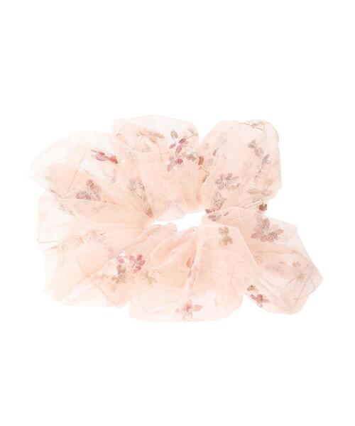 SLURR(スラ―)の「フラワー刺繍シュシュ(シュシュ・レディース・ピンク/アイボリー・FREE)」の17枚目の写真