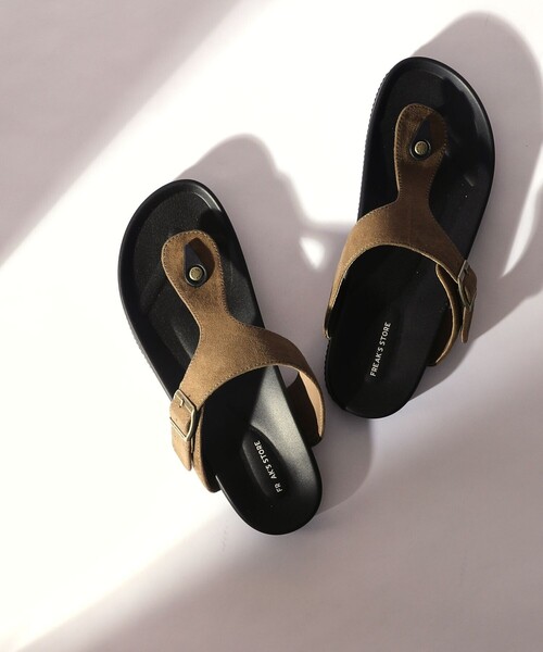 FREAK'S STORE（フリークスストア）の「WEB限定 コンフォータブル トングサンダル/レオパード（サンダル・メンズ・ブラック/ベージュ/オリーブ/ブルー系その他/レオパード・23.0cm/24.0cm/25.0cm/26.0cm/27.0cm/28.0cm/23）」の19枚目の写真