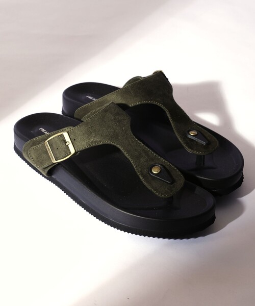 FREAK'S STORE（フリークスストア）の「WEB限定 コンフォータブル トングサンダル/レオパード（サンダル・メンズ・ブラック/ベージュ/オリーブ/ブルー系その他/レオパード・23.0cm/24.0cm/25.0cm/26.0cm/27.0cm/28.0cm/23）」の9枚目の写真