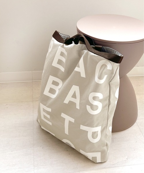 Bab(バブ)の「アルファベットトートバッグ(トートバッグ・レディース・グレー/ブラック/ブラウン/アイボリー・ONESIZE)」の7枚目の写真