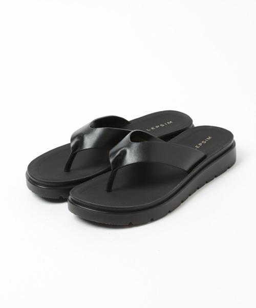 LEPSIM(レプシィム)の「やみつき!クッショントングサンダル 264201(サンダル・レディース・ブラック/ベージュ/オフホワイト・SMALL/MEDIUM/LARGE)」の12枚目の写真